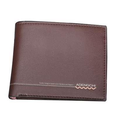 Man's Billfold With ID Card PU Purses Wallet Wholesale