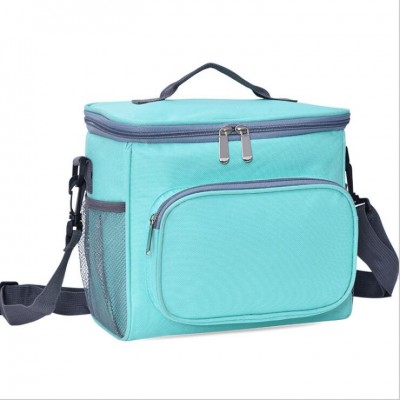 Online shipping waterproof oxford polyester  promotional lunch bag for lunch pack ice insulated bag cooler bag