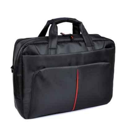 YTF-P-DNB014 Yiwu Manufacturer Custom Black 15.6" Polyester Cheap Shoulder Laptop Bag