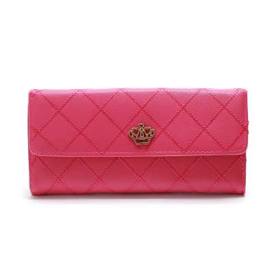 High Quality Quilting PU Leather Wholesale Women Wallet